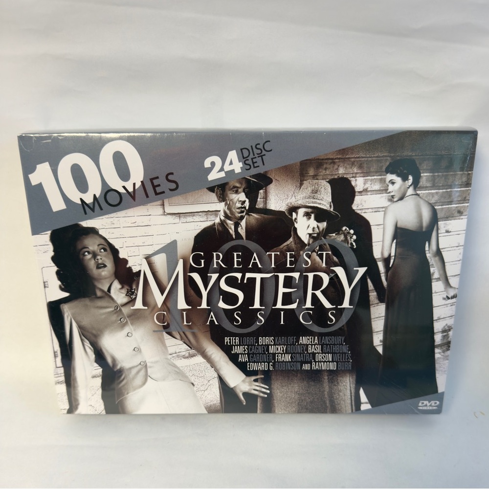 MILL CREEK Greatest Mystery Classics 24-Disc Set NWT
